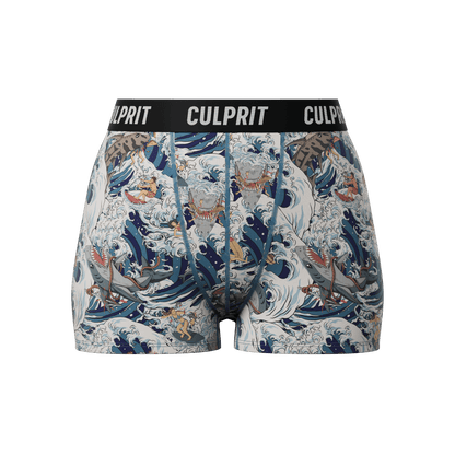 Shark Bait 🦈 Booty Shorts - Culprit Underwear - Booty Shorts - BS - SHRKBT - XS