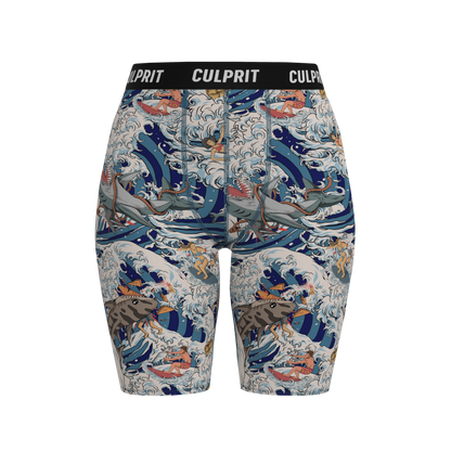 Shark Bait 🦈 Long LadyBoxers - Culprit Underwear - Long LadyBoxers™ - LBK - SHRKBT - XS
