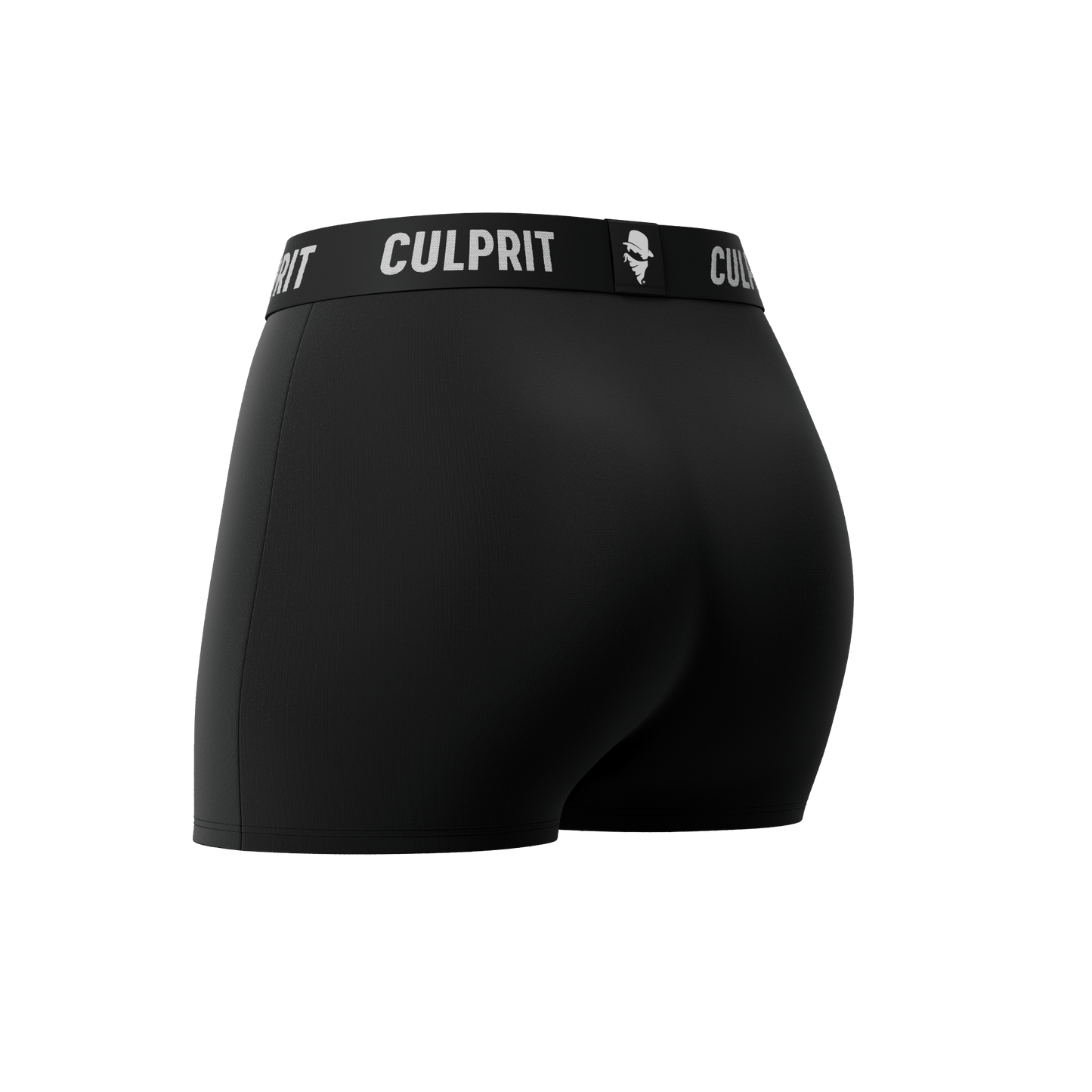 Stealth Black 🥷 Booty Shorts - Culprit Underwear - Booty Shorts - BS - BLK - XS