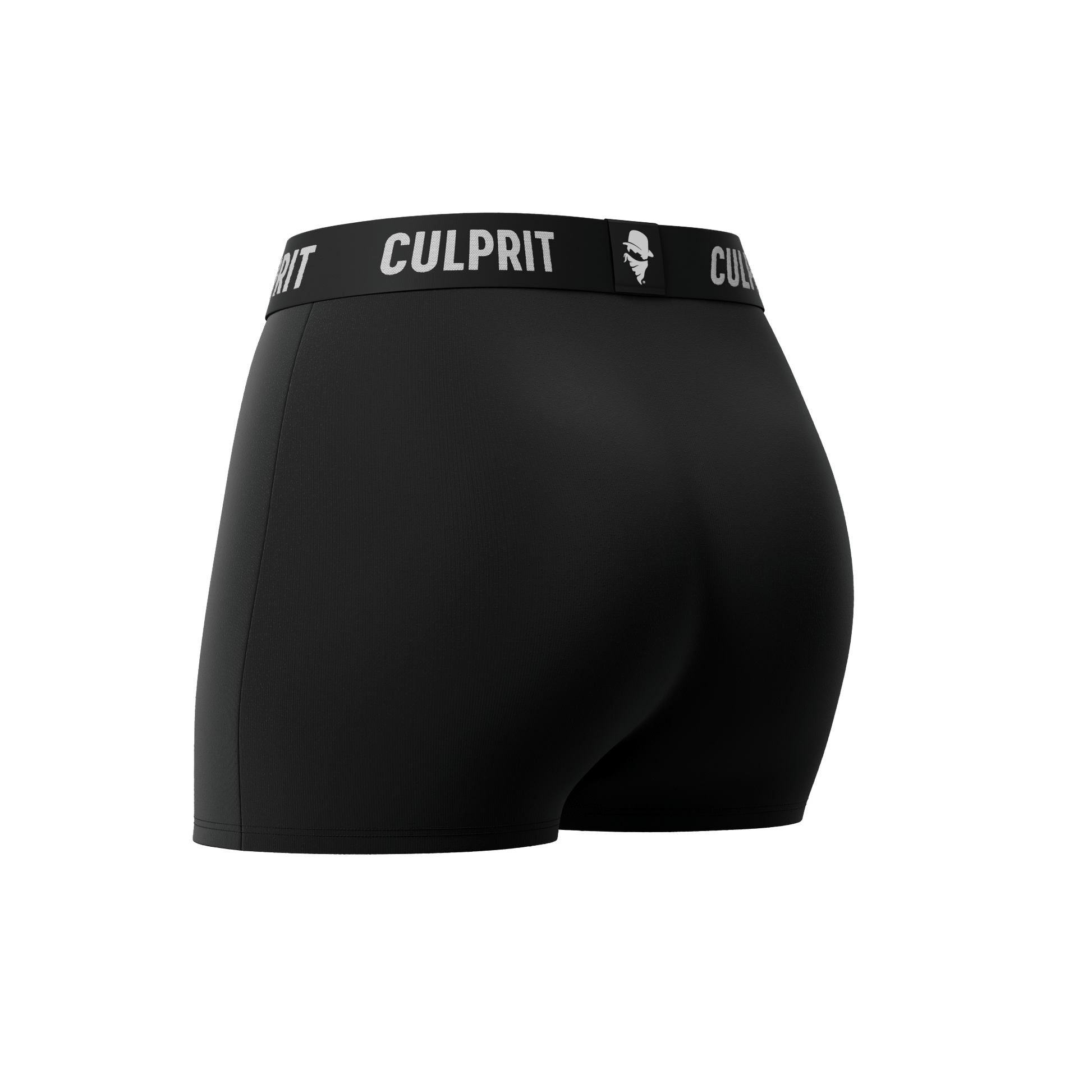 Stealth Black 🥷 Booty Shorts - Culprit Underwear - Booty Shorts - BS - BLK - XS