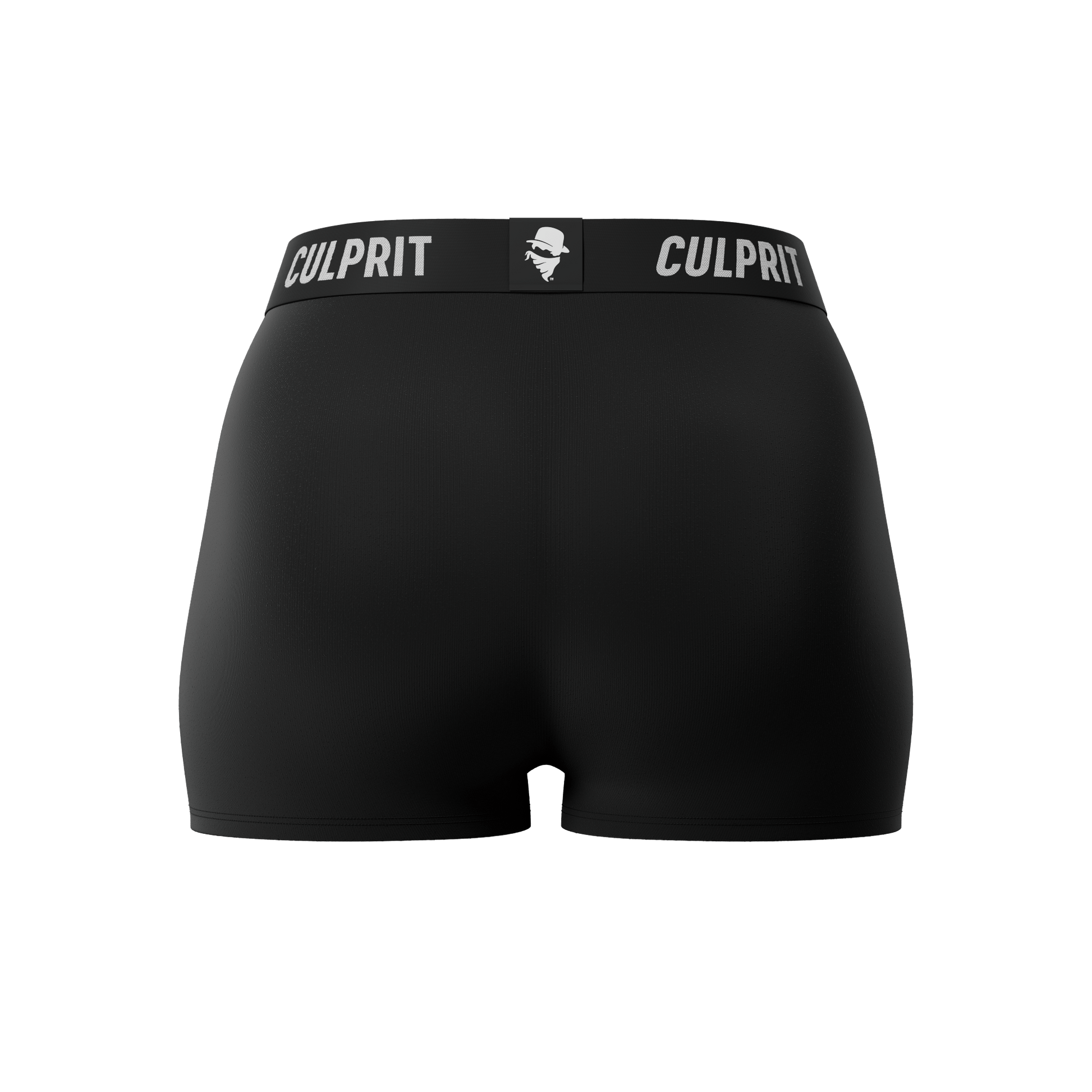 Stealth Black 🥷 Booty Shorts - Culprit Underwear - Booty Shorts - BS - BLK - XS