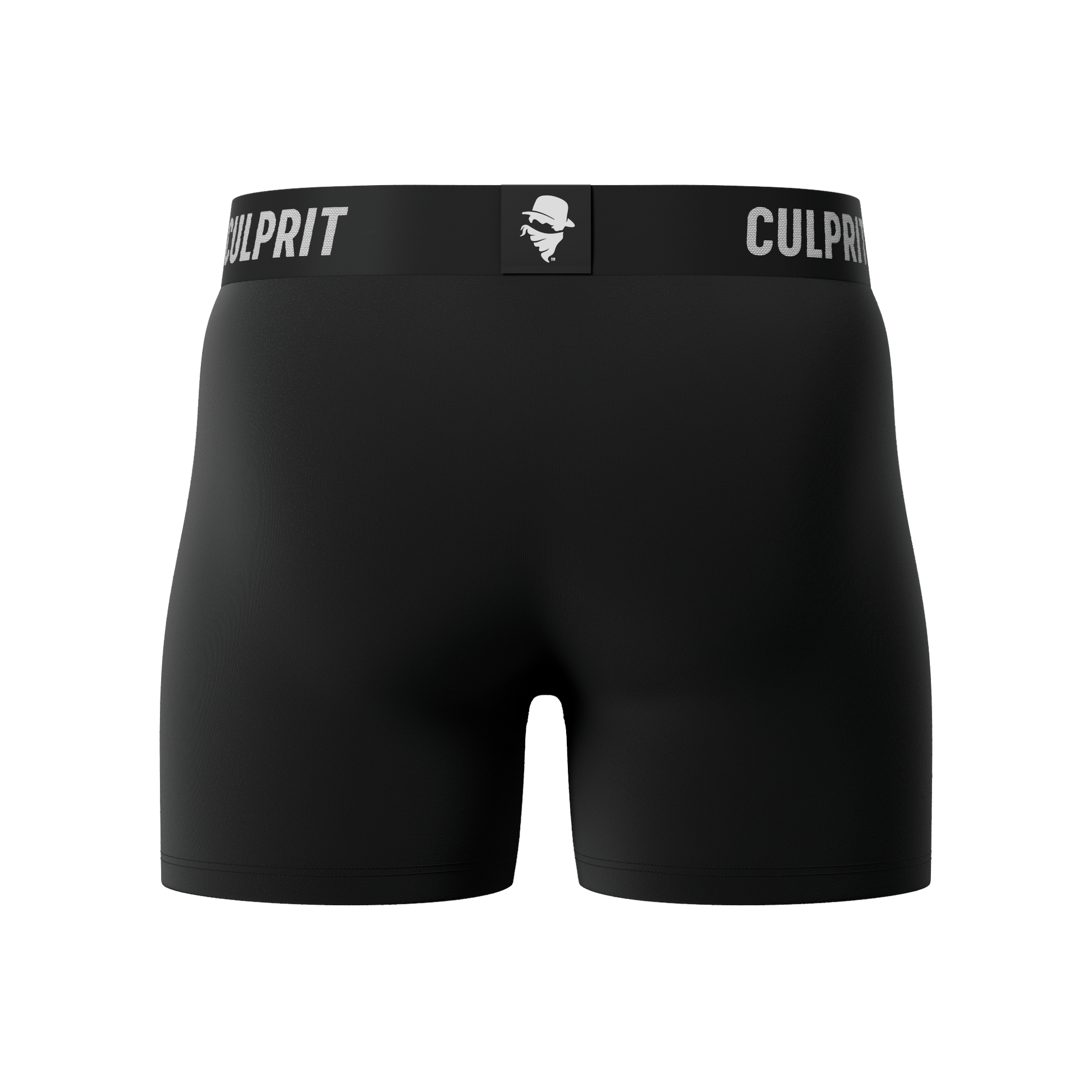 Stealth Black Boxer Briefs 3 - Pack 🥷 - Culprit Underwear - Boxer Briefs w/Fly - 3PK - BB - BLK - S