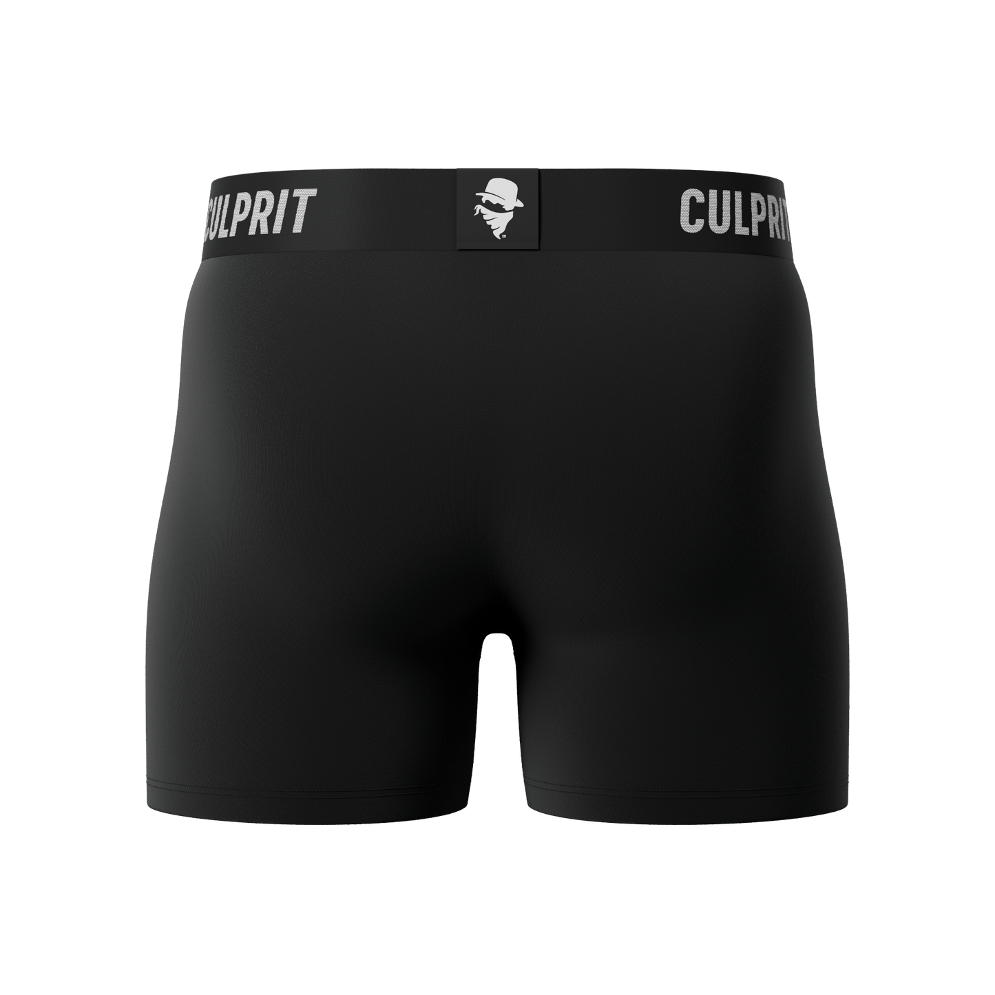 Stealth Black 🥷 Boxer Briefs w/ fly - Culprit Underwear - Boxer Briefs w/Fly - BB - BLK - S