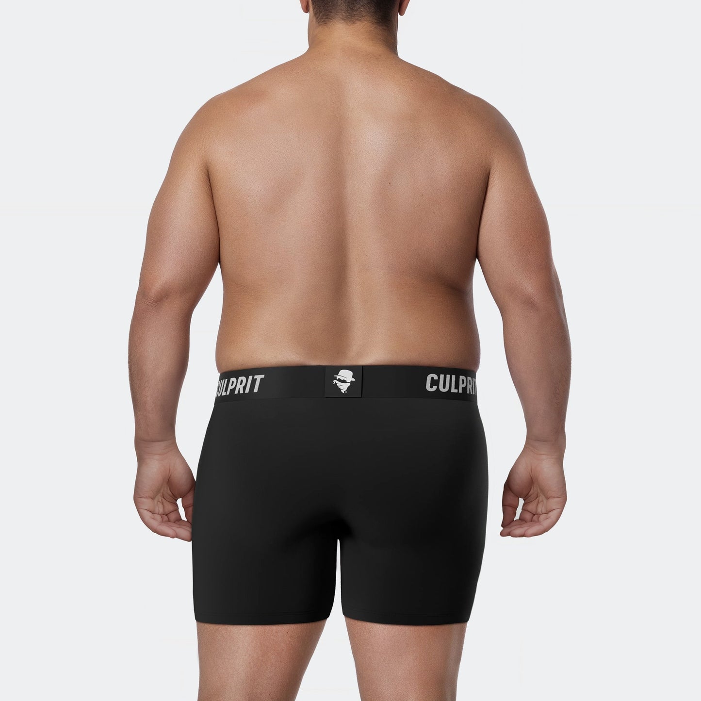 Stealth Black 🥷 Boxer Briefs w/ fly - Culprit Underwear - Boxer Briefs w/Fly - BB - BLK - S