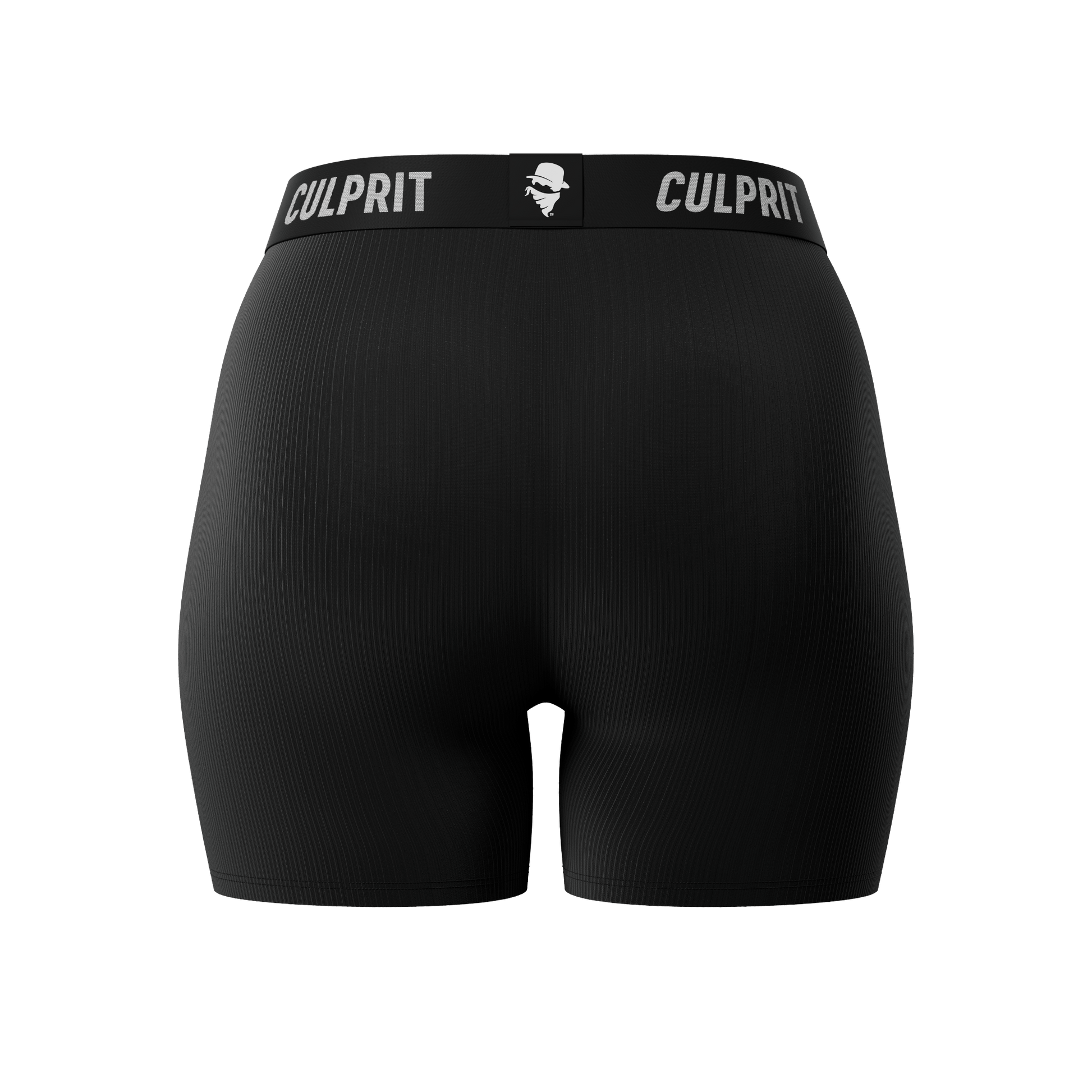 Stealth Black Ribbed 🥷 LadyBoxers - Culprit Underwear - LadyBoxers™ - LB2 - SBR - XS
