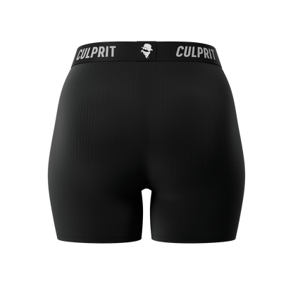 Stealth Black Ribbed 🥷 LadyBoxers - Culprit Underwear - LadyBoxers™ - LB2 - SBR - XS