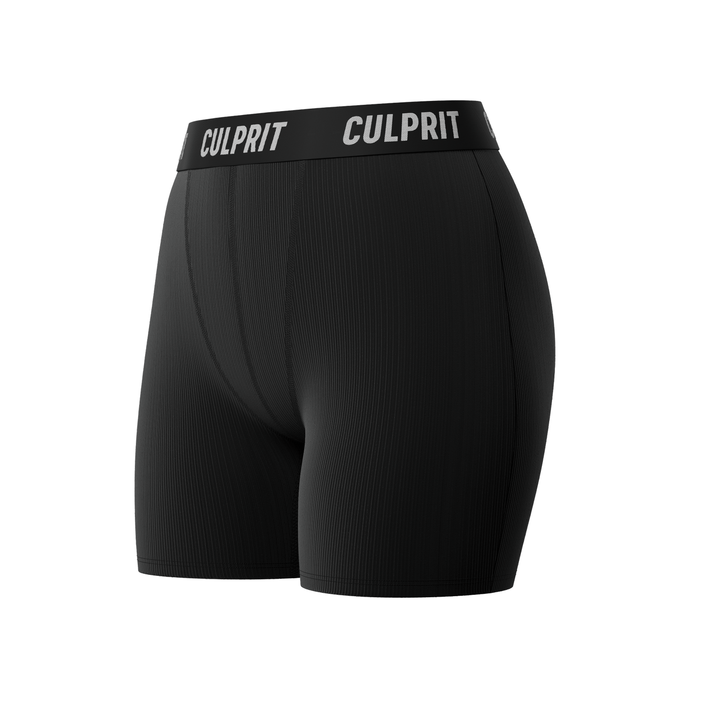 Stealth Black Ribbed 🥷 LadyBoxers - Culprit Underwear - LadyBoxers™ - LB2 - SBR - XS