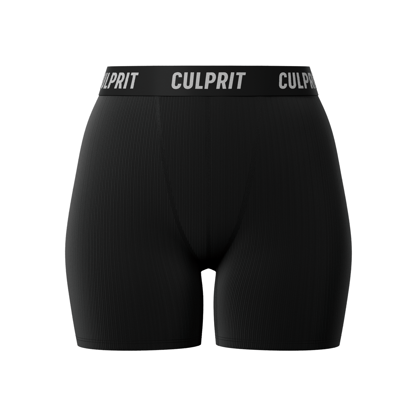 Stealth Black Ribbed 🥷 LadyBoxers - Culprit Underwear - LadyBoxers™ - LB2 - SBR - XS