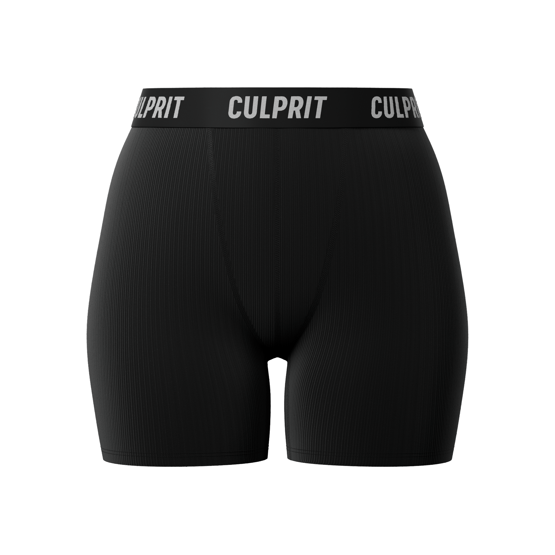 Stealth Black Ribbed 🥷 LadyBoxers - Culprit Underwear - LadyBoxers™ - LB2 - SBR - XS