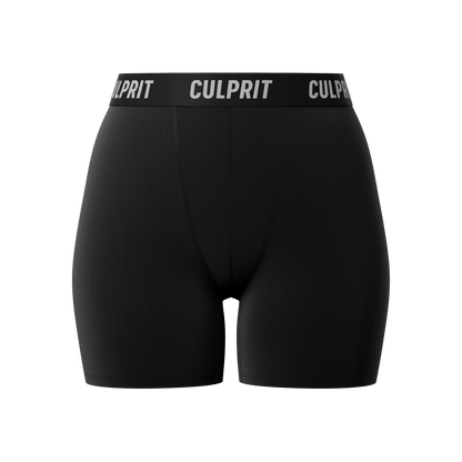 Stealth Black Ribbed 🥷 LadyBoxers - Culprit Underwear - LadyBoxers™ - LB2 - SBR - XS