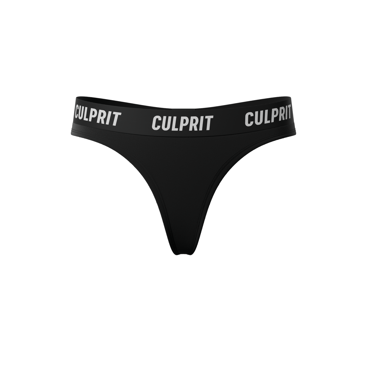 Stealth Black 🥷 Thong - Culprit Underwear - Thongs - THG - BLK - XS