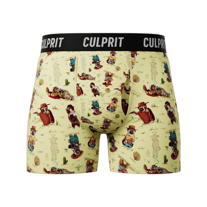 The Good The Bad and The Pugly 🌵 - Culprit Underwear - Boxer Briefs w/Fly - BB2 - PUG - S