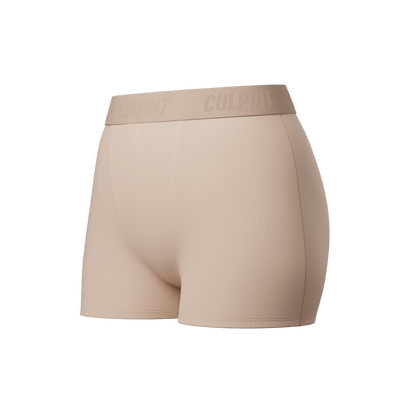 Toasted Marshmallow Booty Shorts 3 - Pack 🍨 - Culprit Underwear - Booty Shorts - 3PK - BS - NOUG - XS