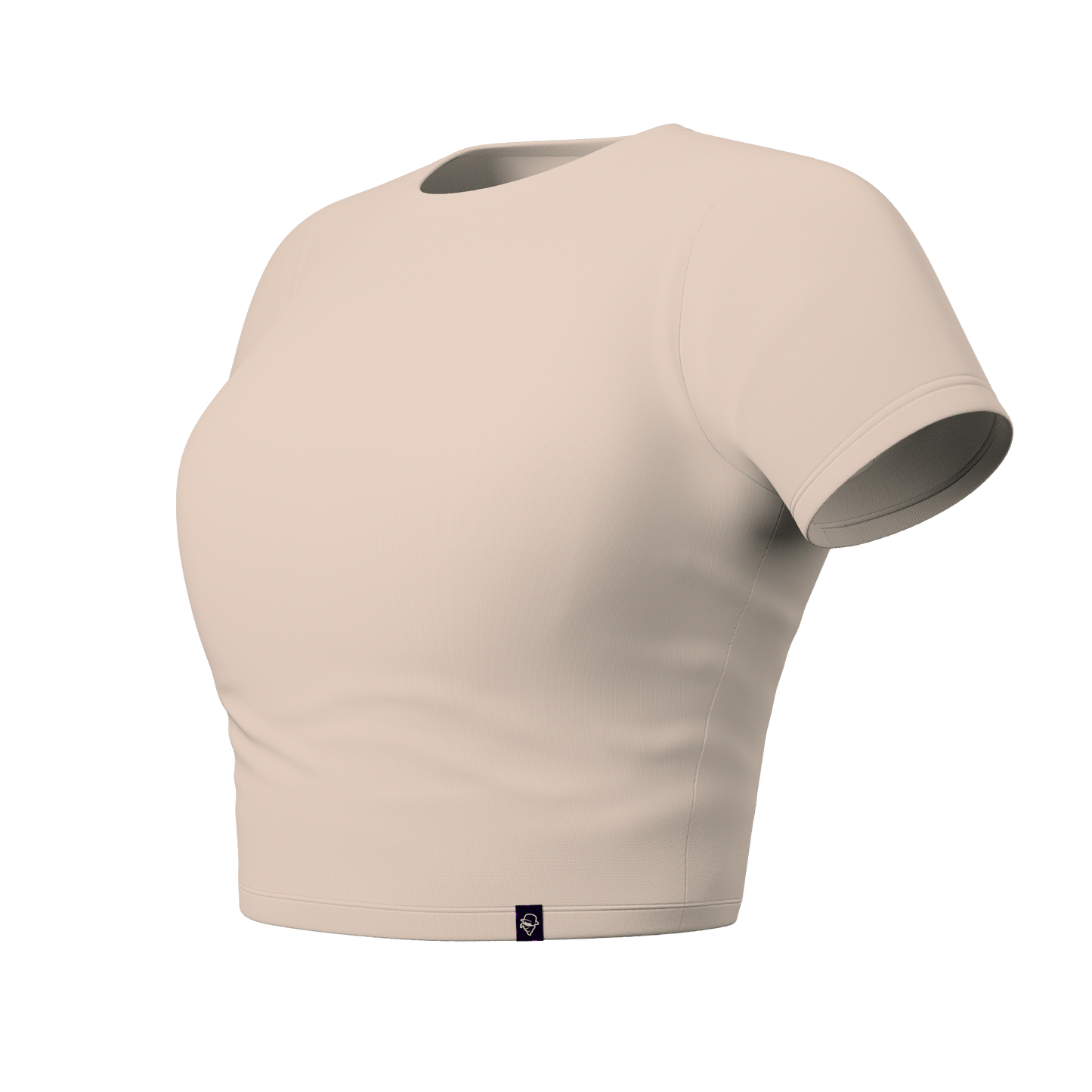 Toasted Marshmallow 🍨 Cropped Tee - Culprit Underwear - Baby Tee - BABYT - NOUG - XS