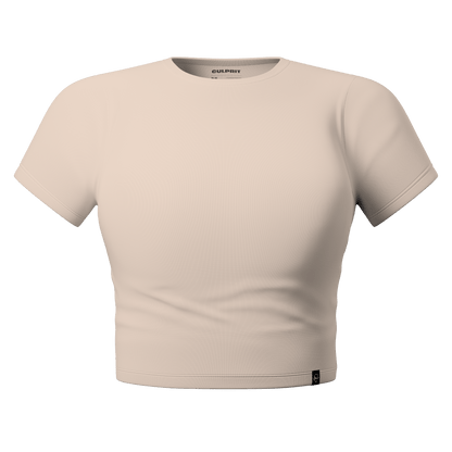 Toasted Marshmallow 🍨 Cropped Tee - Culprit Underwear - Baby Tee - BABYT - NOUG - XS