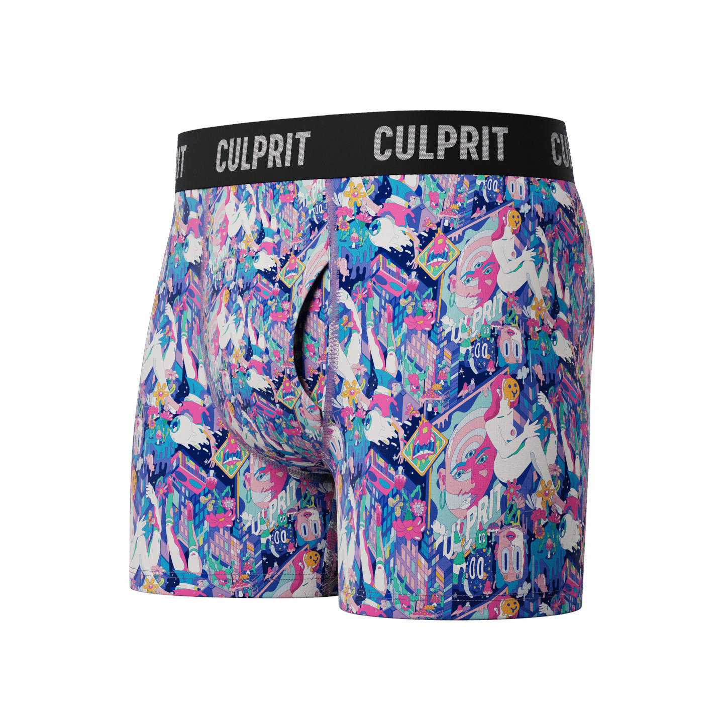 Trip City 🫠 - Culprit Underwear - Boxer Briefs w/Fly - BB2 - ACIDNT - S