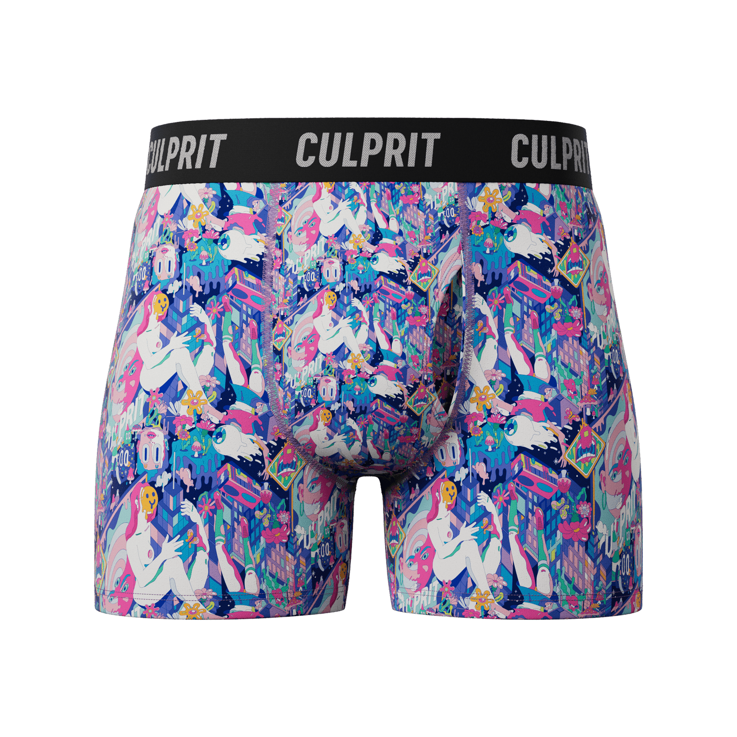 Trip City 🫠 - Culprit Underwear - Boxer Briefs w/Fly - BB2 - ACIDNT - S