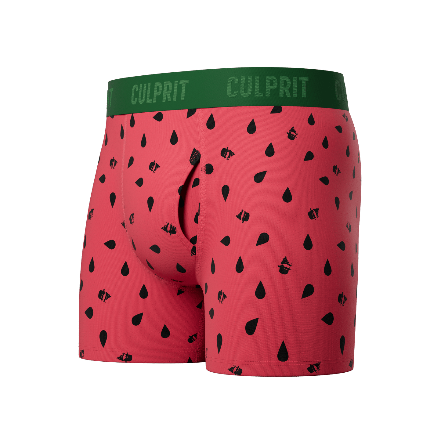Watermelon 🍉 Boxer Brief w/ fly - Culprit Underwear - Boxer Briefs w/Fly - BB - WMLN - S