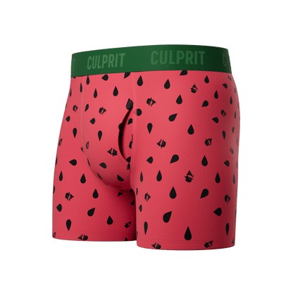 Watermelon 🍉 Boxer Brief w/ fly - Culprit Underwear - Boxer Briefs w/Fly - BB - WMLN - S