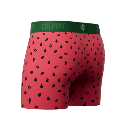Watermelon 🍉 Boxer Brief w/ fly - Culprit Underwear - Boxer Briefs w/Fly - BB - WMLN - S