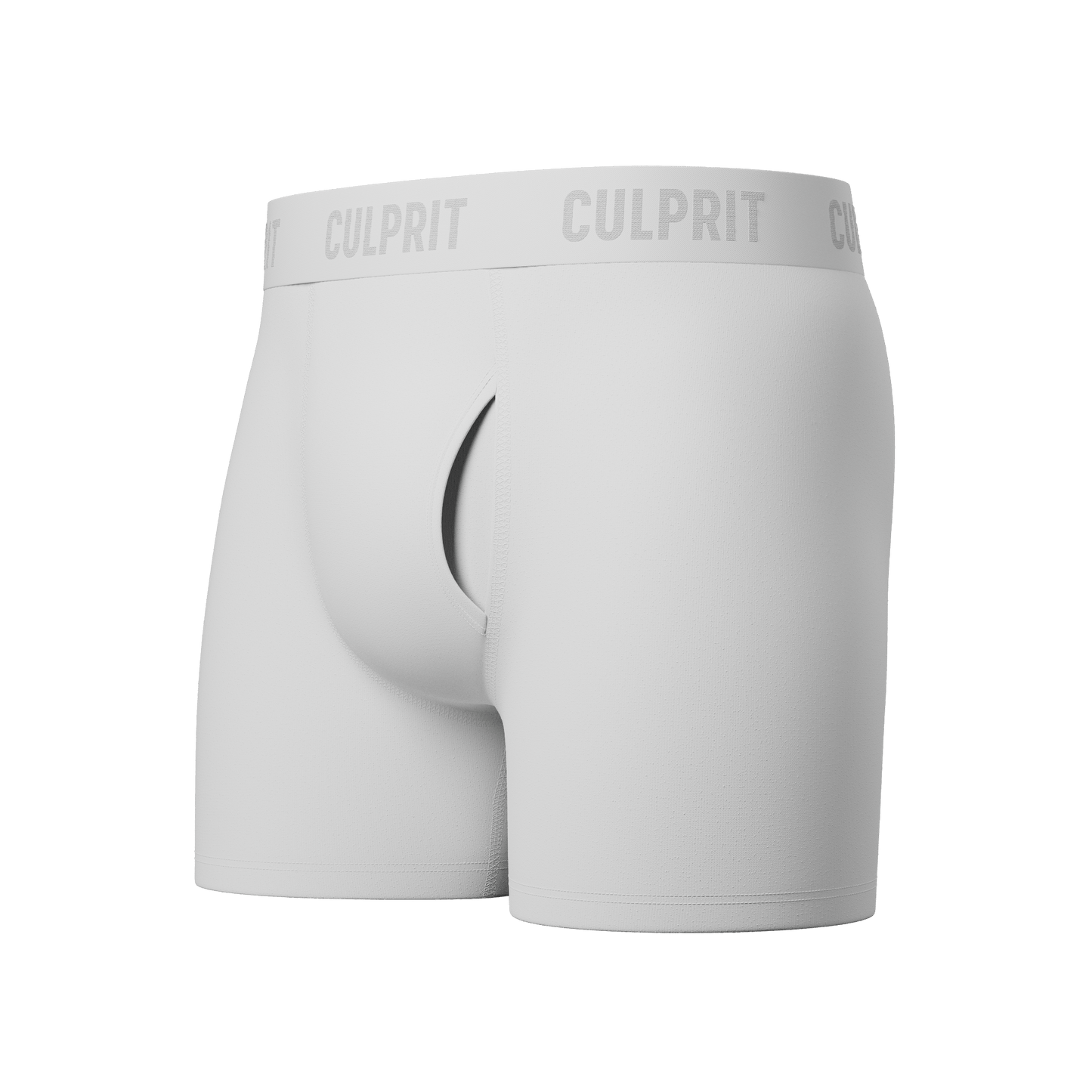 White Hot Solid Boxer Briefs w/ fly - Culprit Underwear - Boxer Briefs w/Fly - BB - WHOT - S