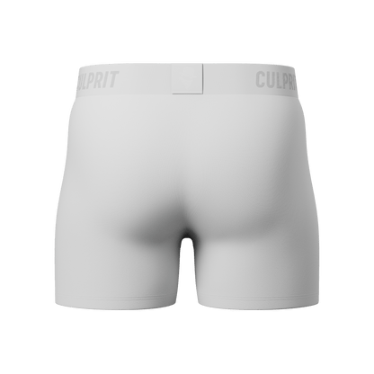 White Hot Solid Boxer Briefs w/ fly - Culprit Underwear - Boxer Briefs w/Fly - BB - WHOT - S